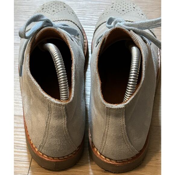 PENELOPE CHILVERS Women's Turquoise Lace Up Chukka Suede Boots - Size 39.5/8.5 - Picture 7 of 9